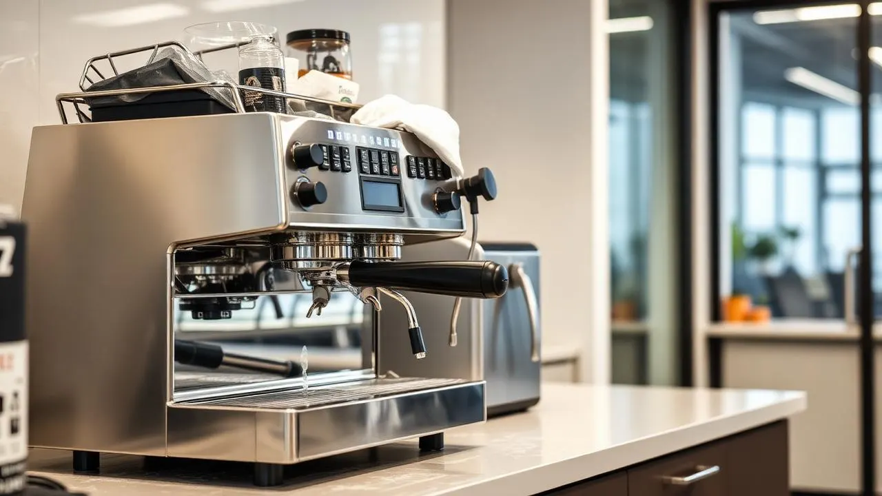 Entretien de la machine à café au bureau : le geste oublié